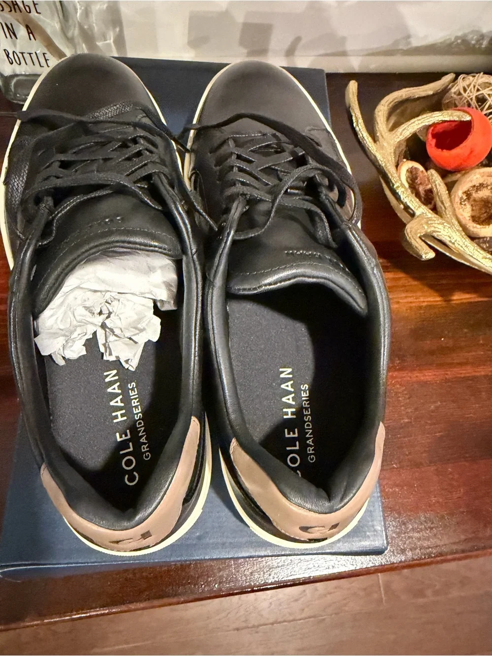 New in Box Cole Haan Black Grand Kittery Court-Sneakers